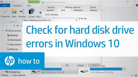 testing hard drive for errors|hard drive error windows 10.